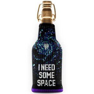 FREAKER I Need Some Space Celestial Bottle / Can Koozie Insulator Sweater NWT